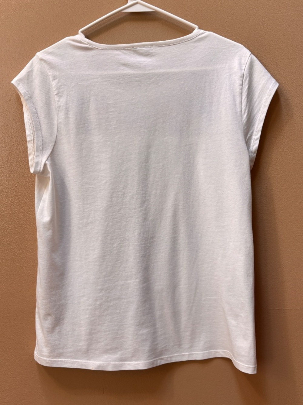 J. Crew Floral Embroidered Cotton T-Shirt Short Sleeve White Size Small - Picture 8 of 10